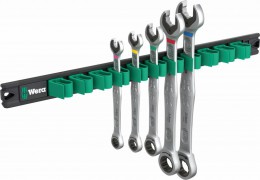 Wera 9631 Magnetic rail 6000 Joker 2, Ring ratchet spanner set - 05020015001 £129.00